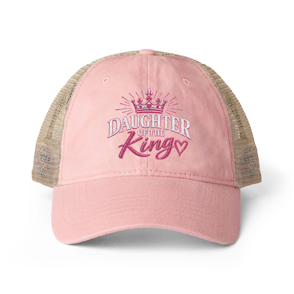 Daughter of the King Embroidered Trucker Cap | Pray & Bloom