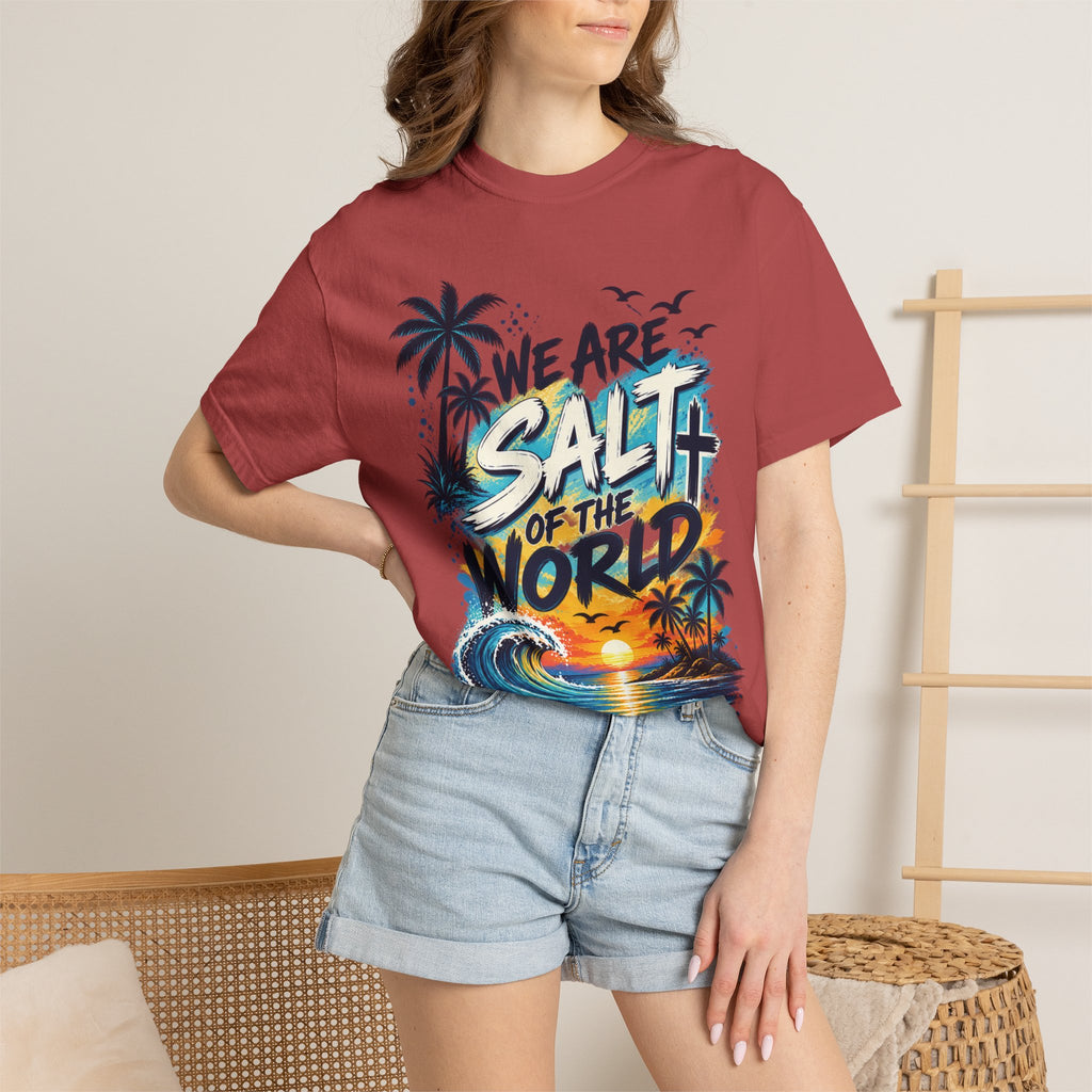 We are Salt of The World Christian T-Shirt | Matthew 5:13-14 Faith Tee | Pray & Bloom