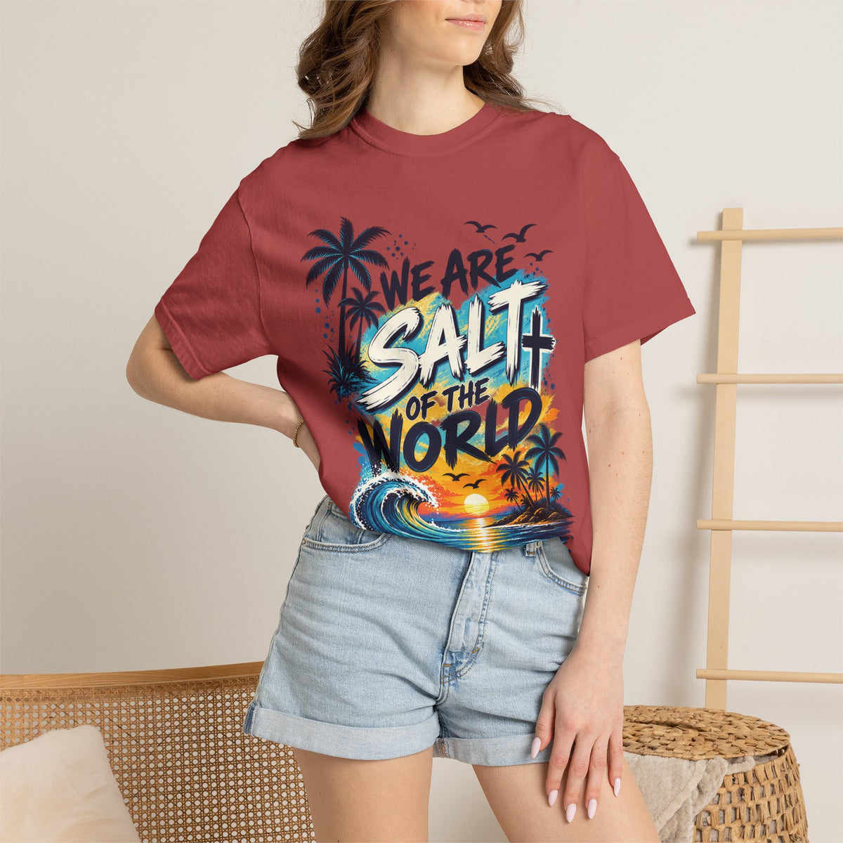 We are Salt of The World Christian T-Shirt | Matthew 5:13-14 Faith Tee | Pray & Bloom