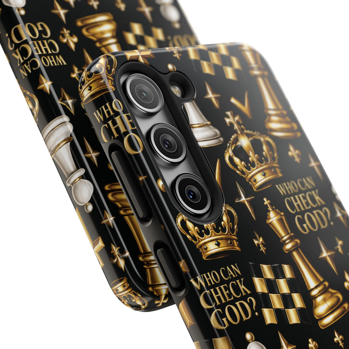 Who Can Check God? Faith Chess Tough Phone Case | Pray & Bloom