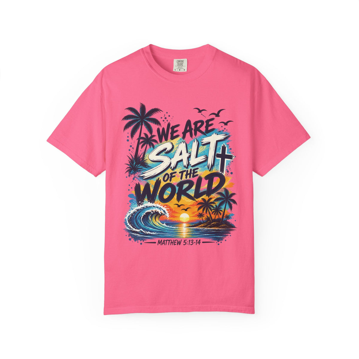 We are Salt of The World Christian T-Shirt | Matthew 5:13-14 Faith Tee | Pray & Bloom