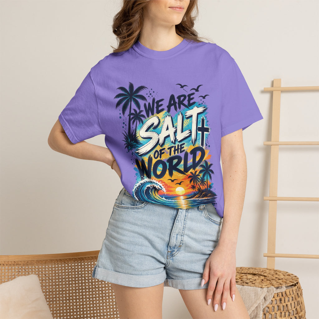 We are Salt of The World Christian T-Shirt | Matthew 5:13-14 Faith Tee | Pray & Bloom