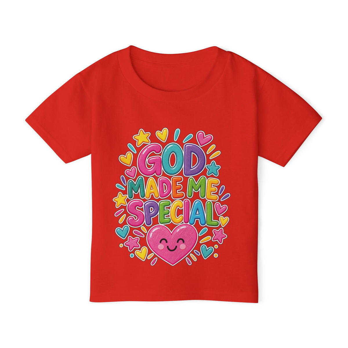 God Made Me Special Kids T-Shirt | Psalm 139:14 Christian Toddler Tee | Pray & Bloom