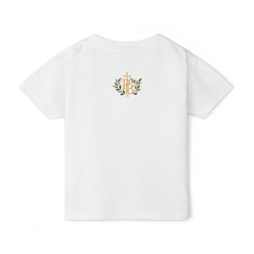 Little Prayer Warrior Kids Christian T-Shirt | Prayer Faith Tee for Children | Pray & Bloom