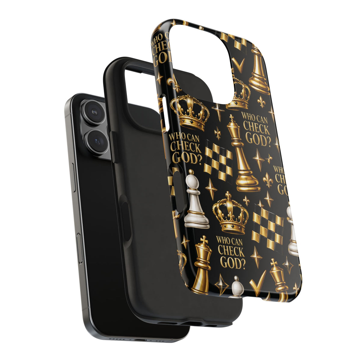 Who Can Check God? Faith Chess Tough Phone Case | Pray & Bloom