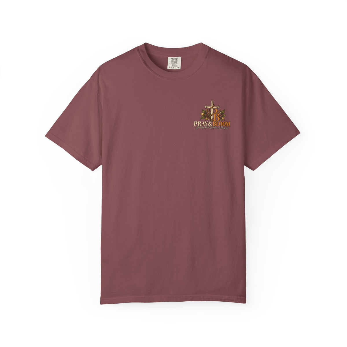 Grounded and Rooted in Him Christian T- Shirt | Pray & Bloom