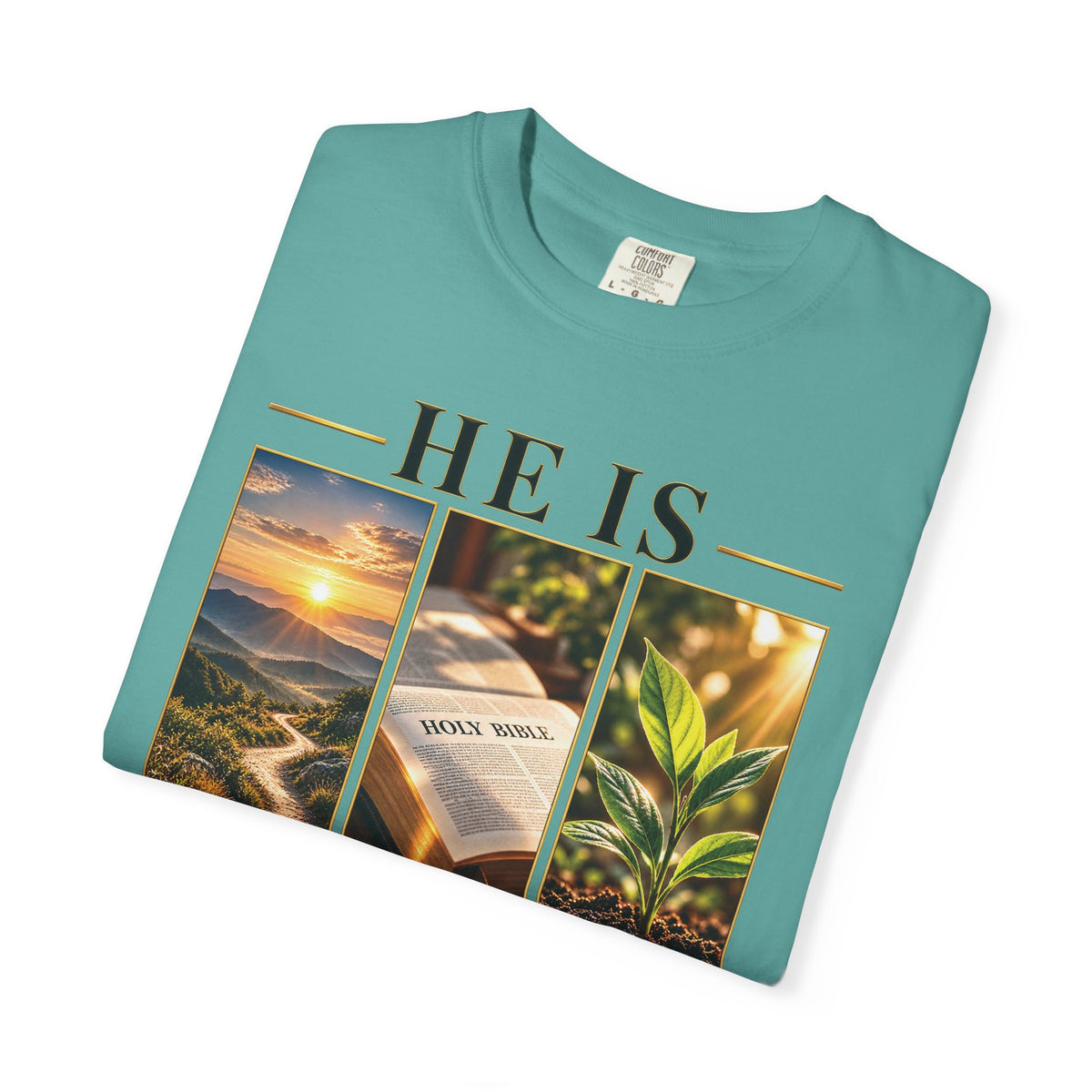 He Is the Way The Truth and The Life Christian T-Shirt | John 14:6 Faith Based Tee | Pray & Bloom