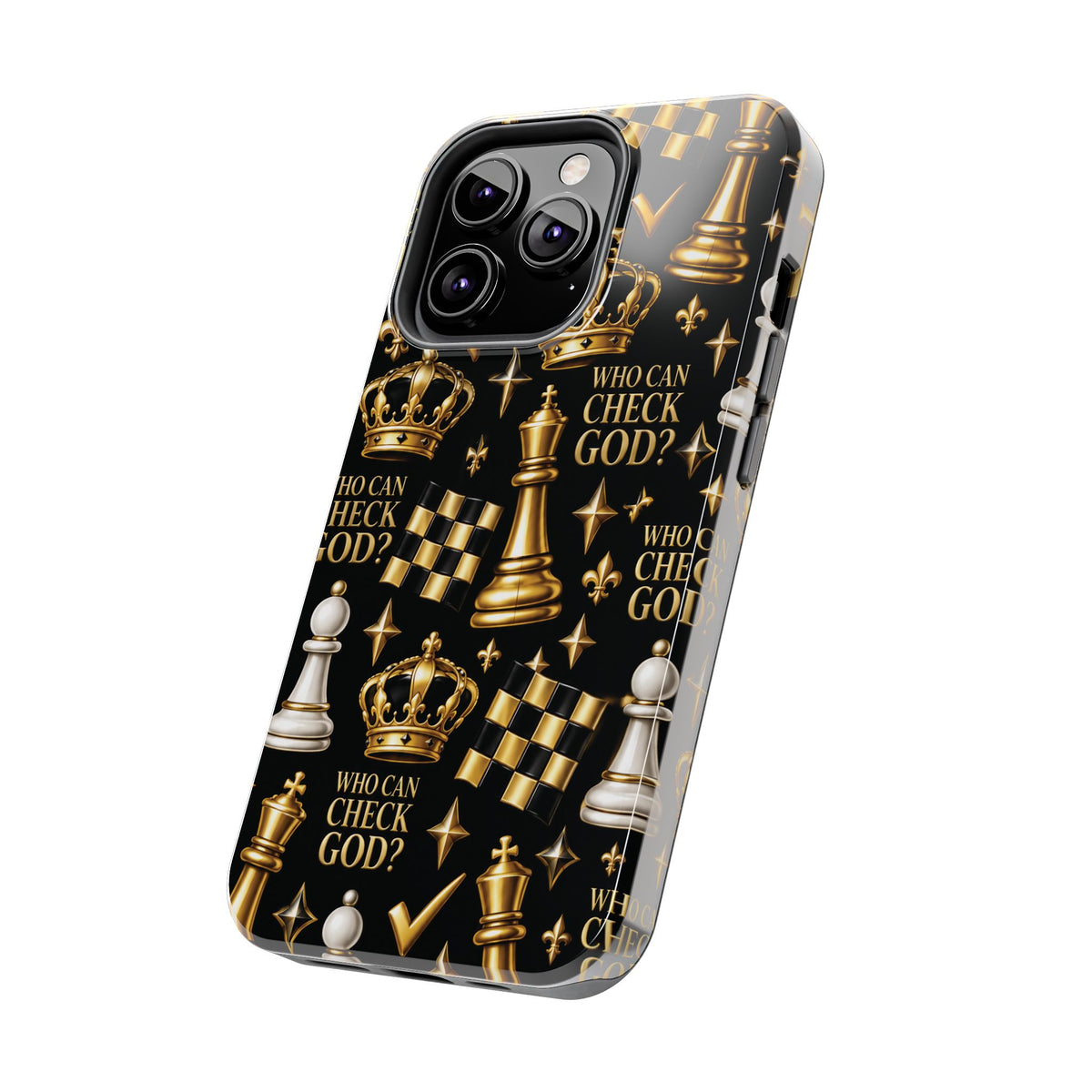 Who Can Check God? Faith Chess Tough Phone Case | Pray & Bloom