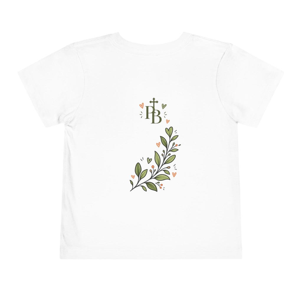 Growing With Jesus Kids T-Shirt | Christian Toddler Tee | Pray & Bloom