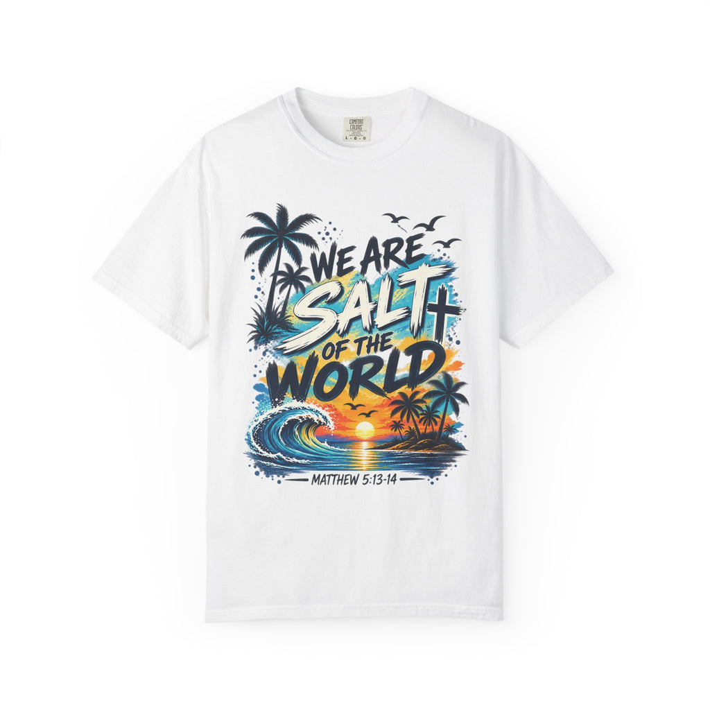 We are Salt of The World Christian T-Shirt | Matthew 5:13-14 Faith Tee | Pray & Bloom
