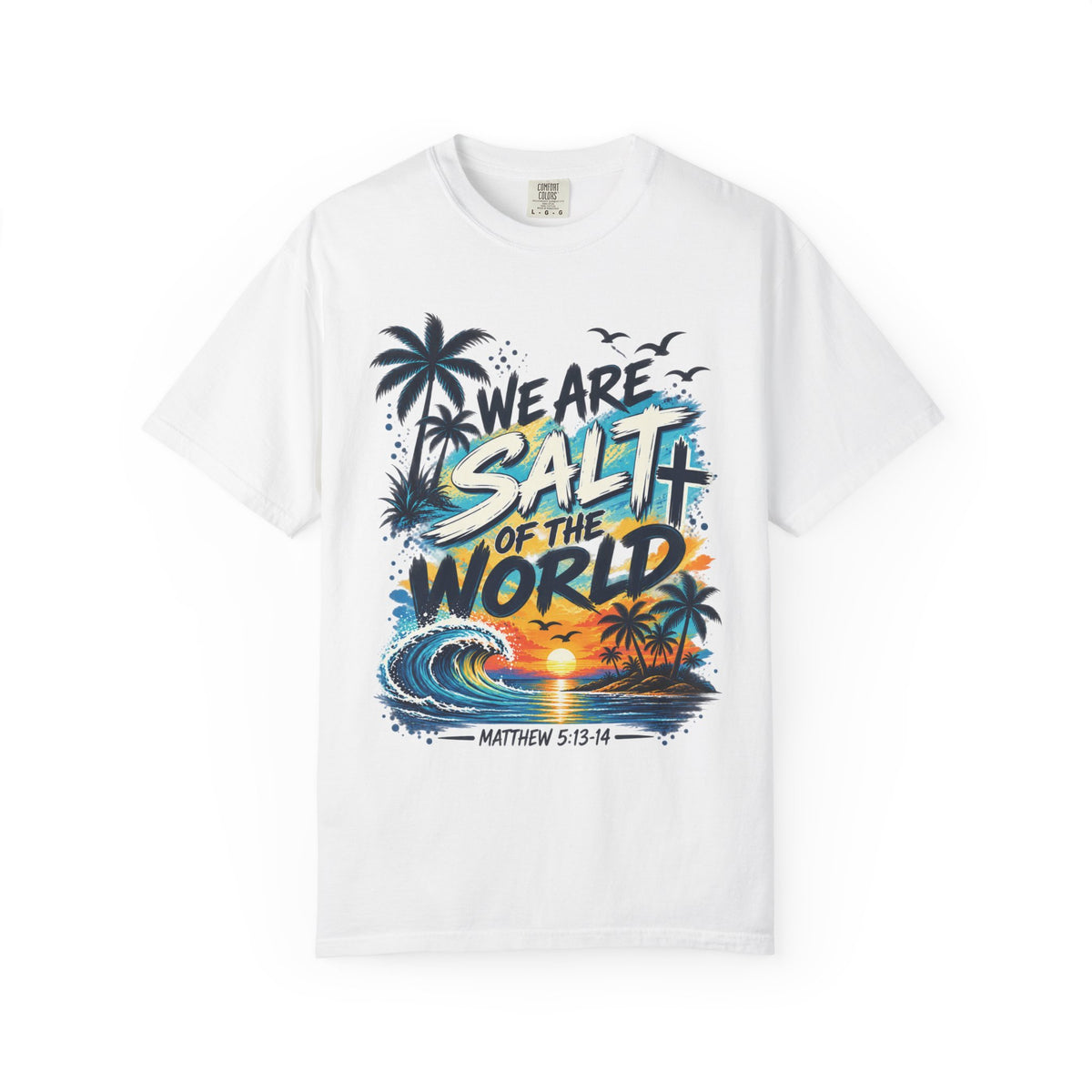 We are Salt of The World Christian T-Shirt | Matthew 5:13-14 Faith Tee | Pray & Bloom