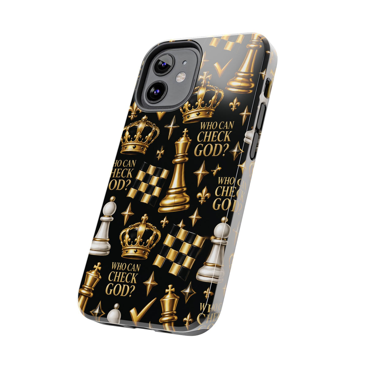 Who Can Check God? Faith Chess Tough Phone Case | Pray & Bloom