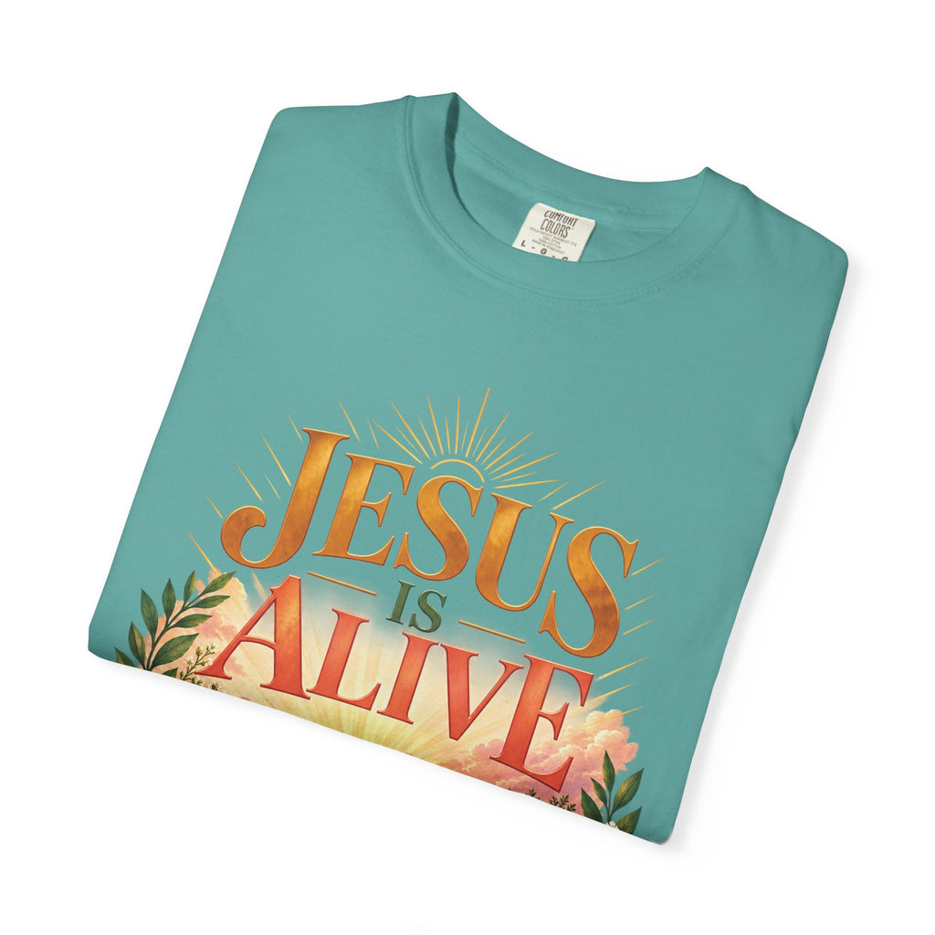 Jesus Is Alive Christian T-Shirt | Resurrection Faith Tee | Pray & Bloom