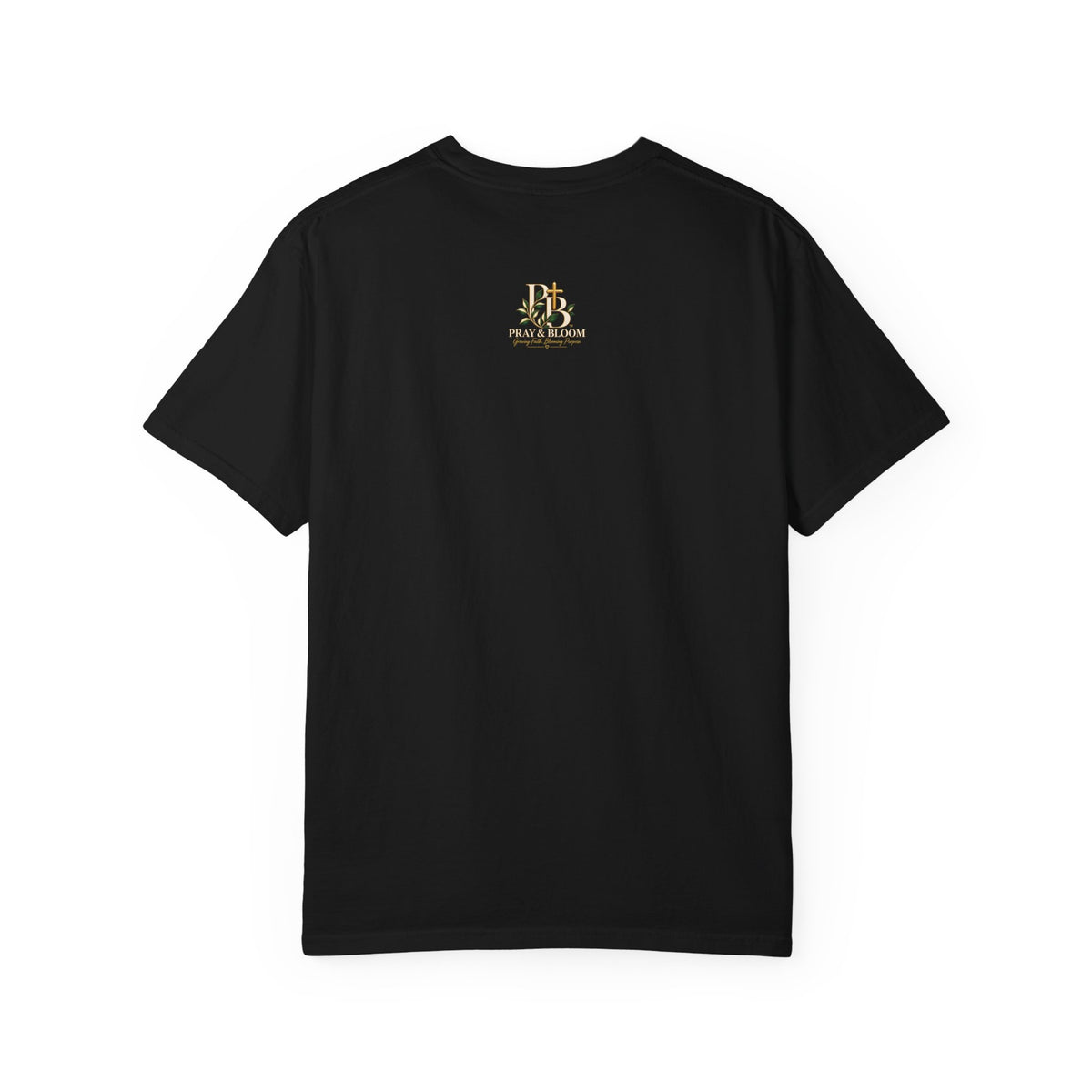 We Were Made in Heaven Christian T-Shirt | Faith-Based Cross & Floral Tee | Pray & Bloom