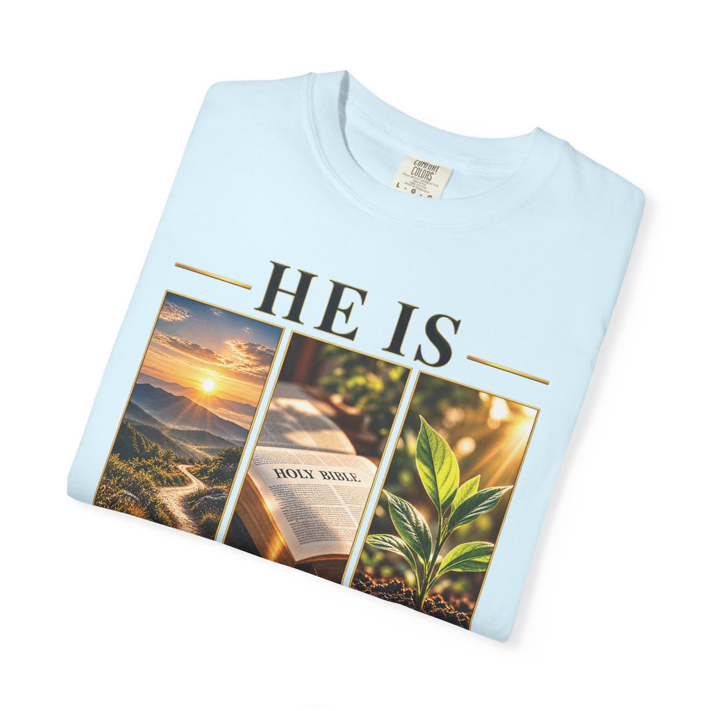 He Is the Way The Truth and The Life Christian T-Shirt | John 14:6 Faith Based Tee | Pray & Bloom