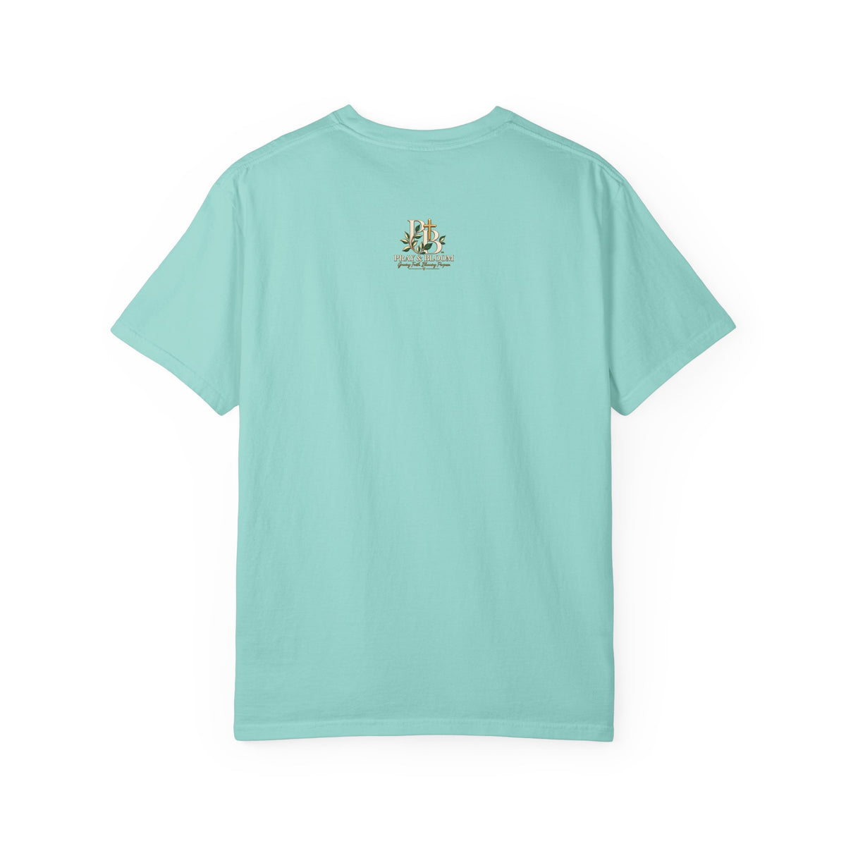 We Were Made in Heaven Christian T-Shirt | Faith-Based Cross & Floral Tee | Pray & Bloom