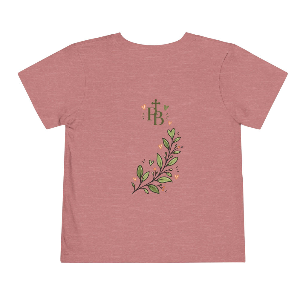 Growing With Jesus Kids T-Shirt | Christian Toddler Tee | Pray & Bloom