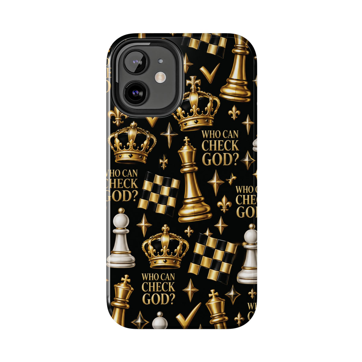 Who Can Check God? Faith Chess Tough Phone Case | Pray & Bloom