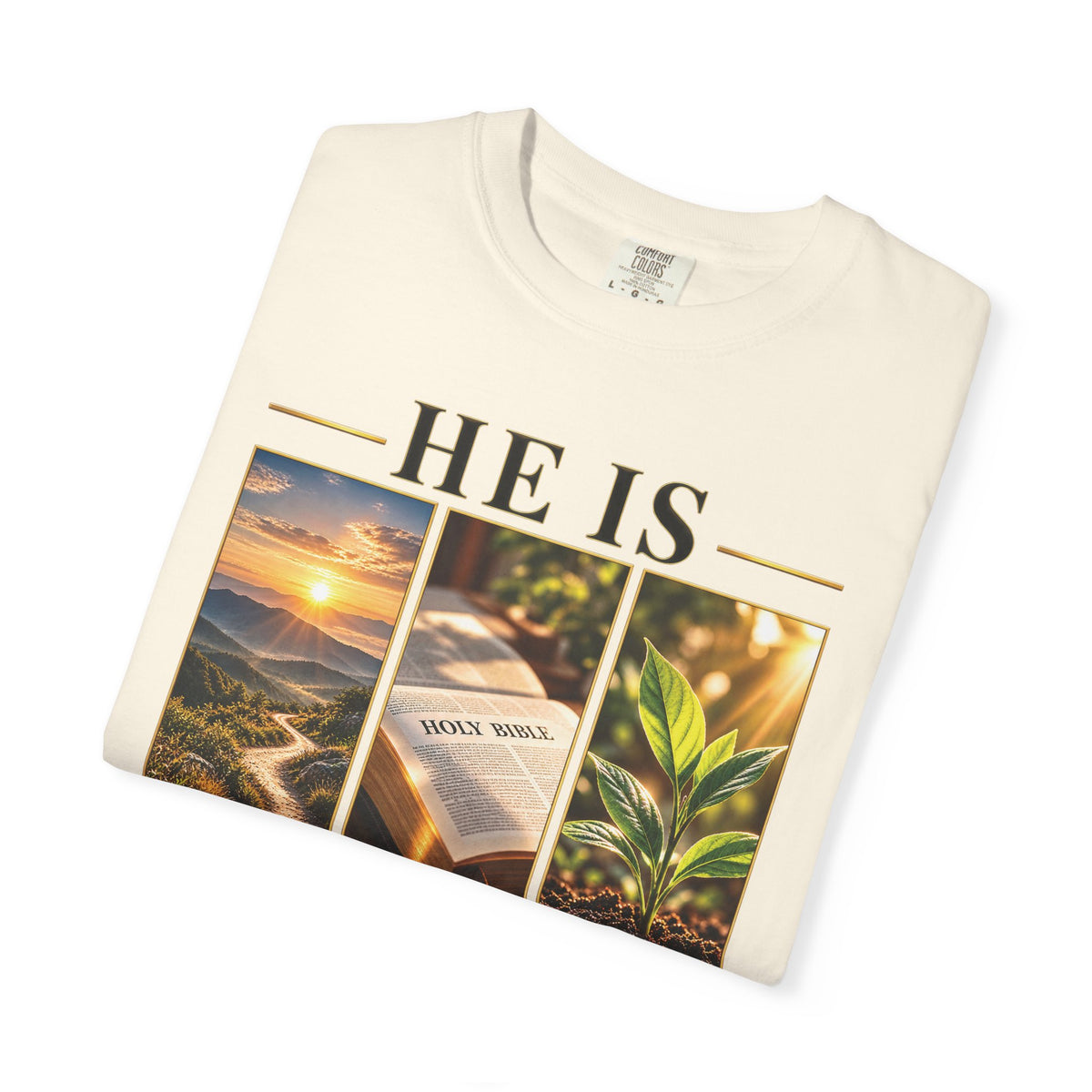 He Is the Way The Truth and The Life Christian T-Shirt | John 14:6 Faith Based Tee | Pray & Bloom