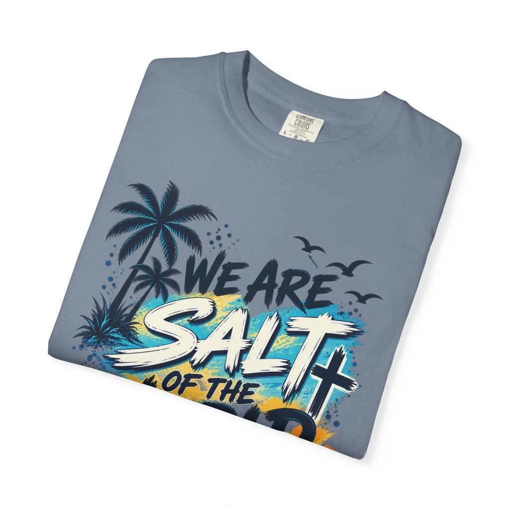 We are Salt of The World Christian T-Shirt | Matthew 5:13-14 Faith Tee | Pray & Bloom