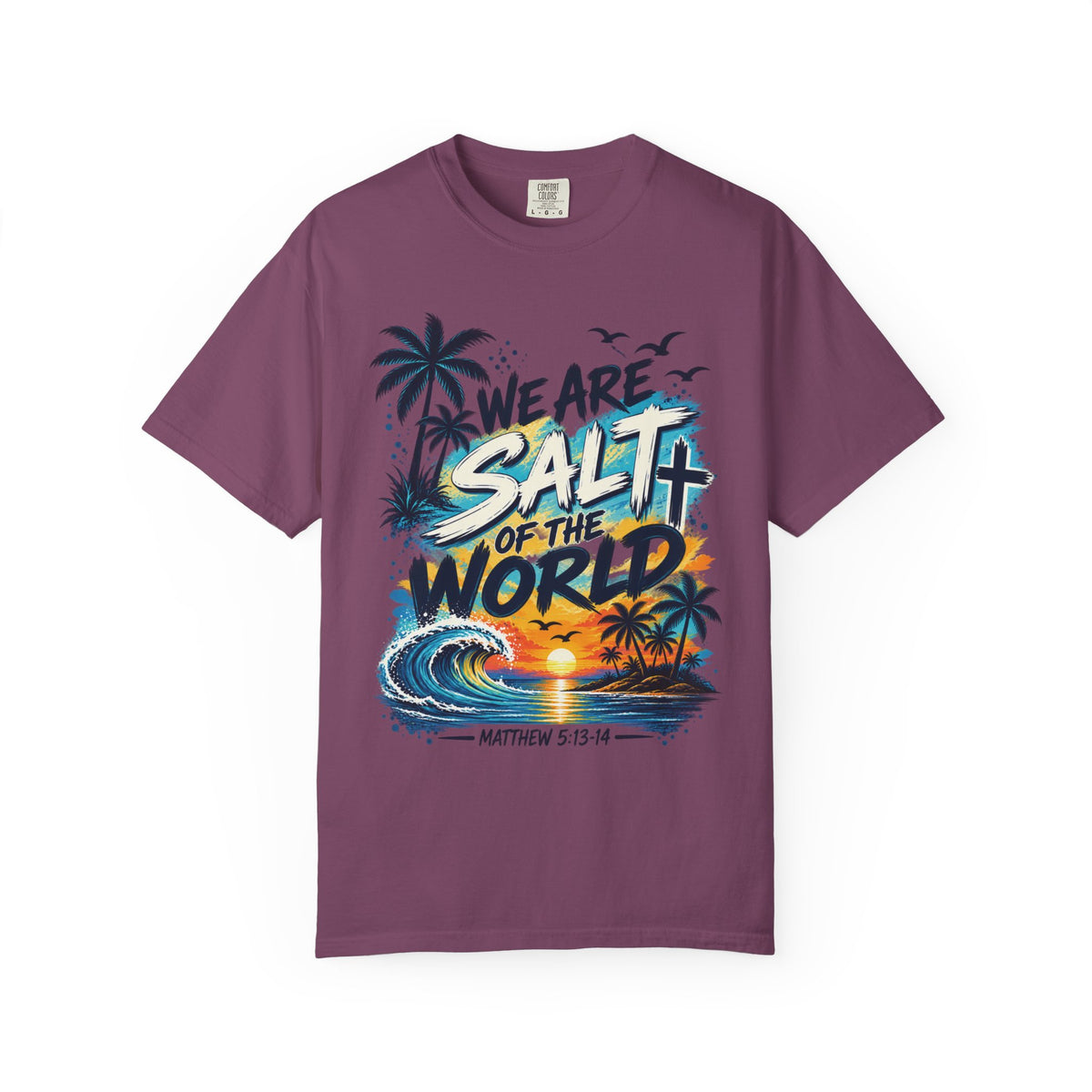 We are Salt of The World Christian T-Shirt | Matthew 5:13-14 Faith Tee | Pray & Bloom