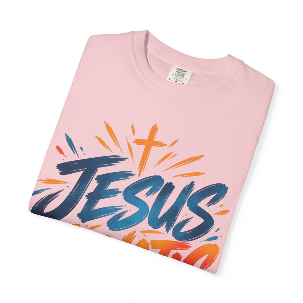 Jesus Fanatic Christian T-Shirt | Bold Colorful Faith Tee | Pray & Bloom