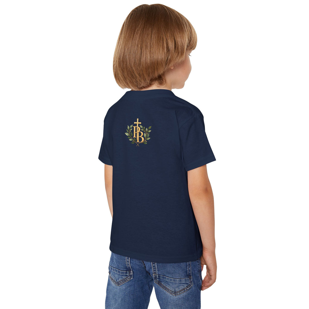 Brave Like David Kids Christian T-Shirt | David & Goliath Faith Tee | Pray & Bloom