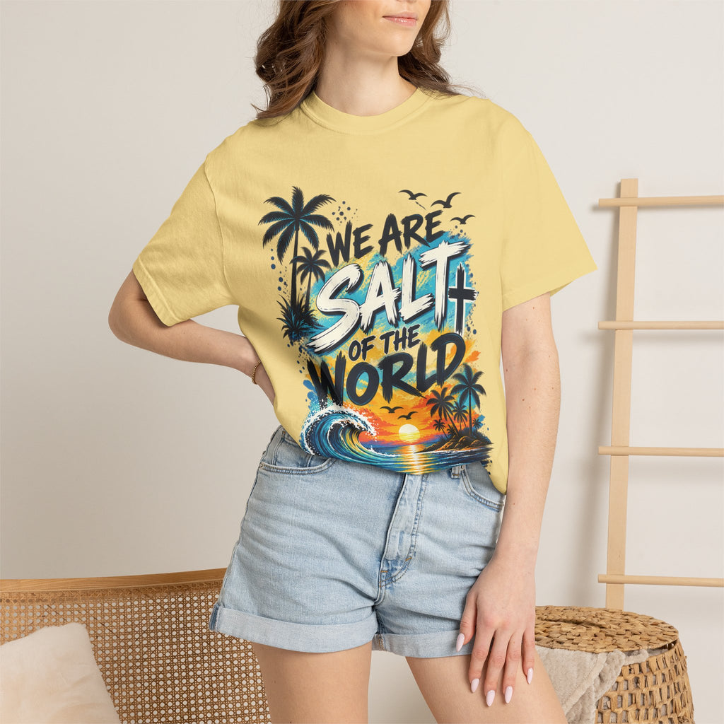 We are Salt of The World Christian T-Shirt | Matthew 5:13-14 Faith Tee | Pray & Bloom
