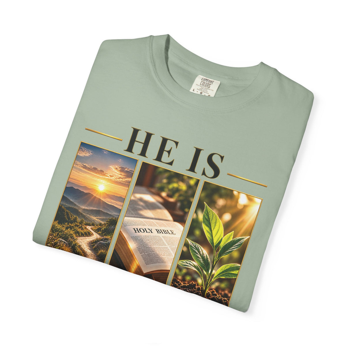 He Is the Way The Truth and The Life Christian T-Shirt | John 14:6 Faith Based Tee | Pray & Bloom