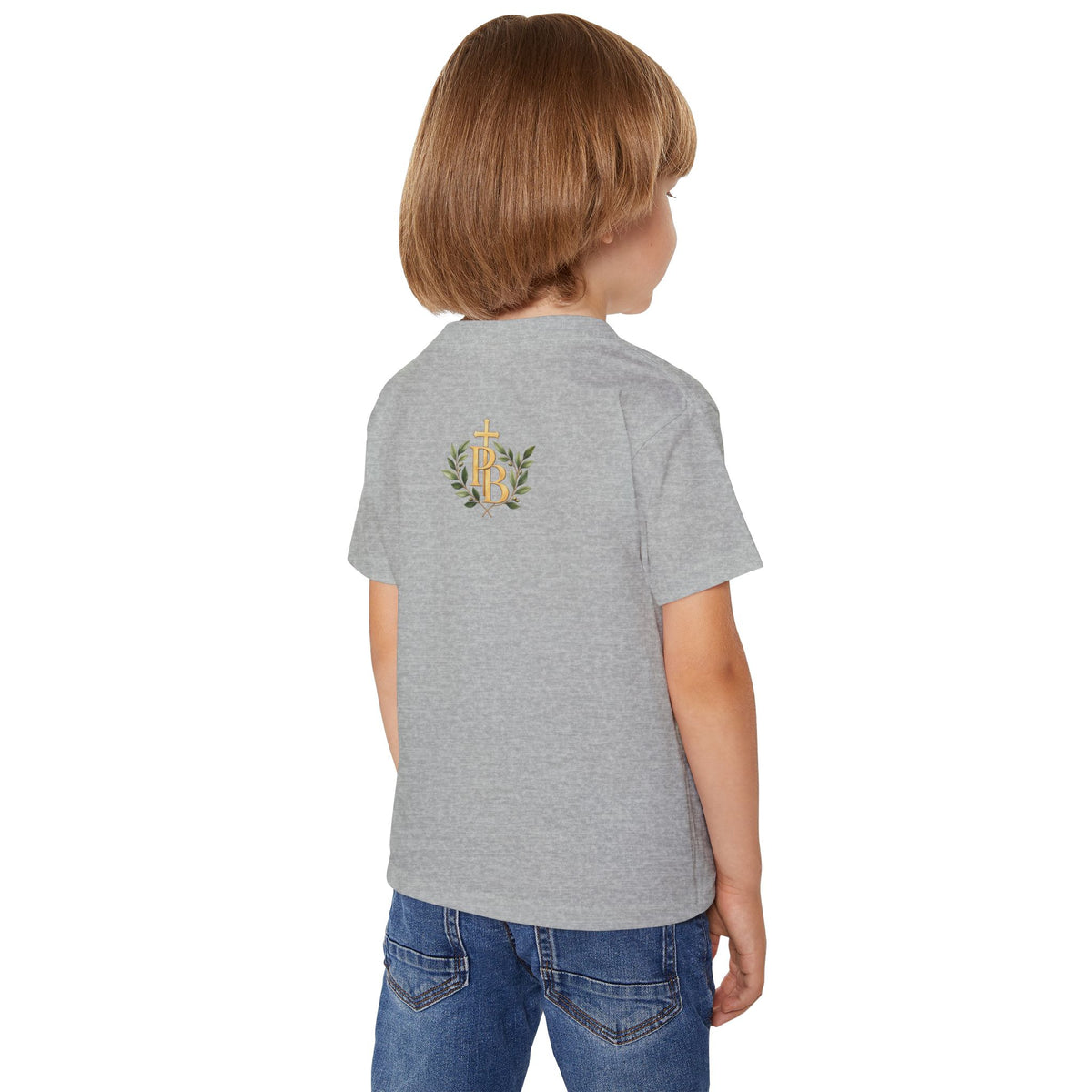 Brave Like David Kids Christian T-Shirt | David & Goliath Faith Tee | Pray & Bloom