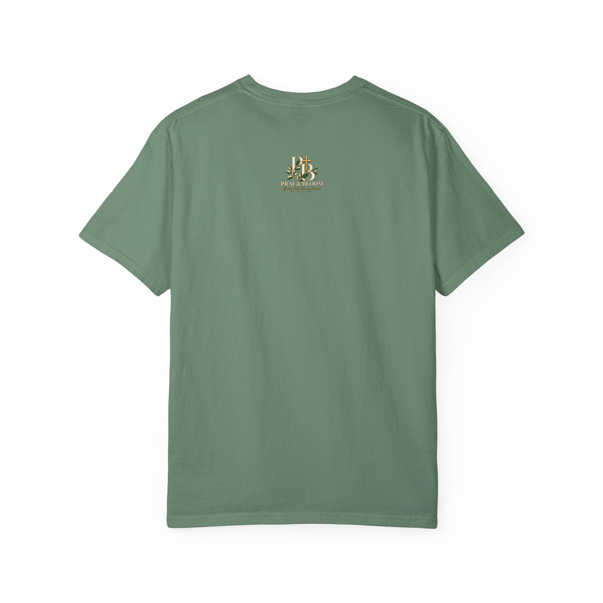 We Were Made in Heaven Christian T-Shirt | Faith-Based Cross & Floral Tee | Pray & Bloom