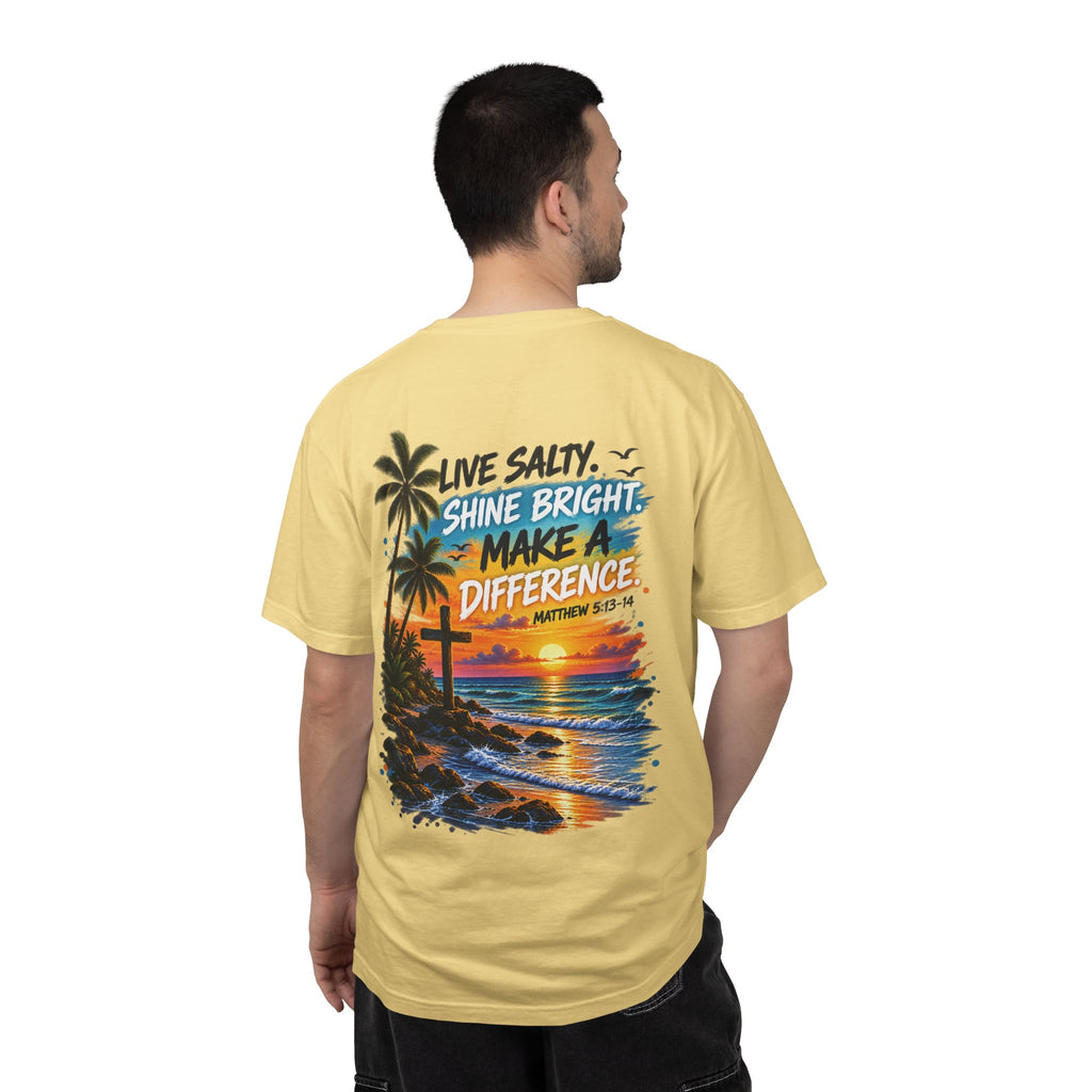 We are Salt of The World Christian T-Shirt | Matthew 5:13-14 Faith Tee | Pray & Bloom