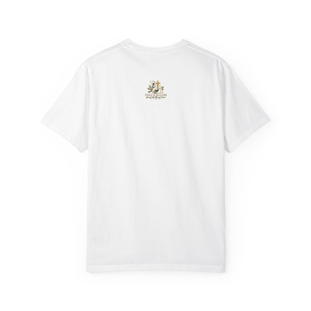 We Were Made in Heaven Christian T-Shirt | Faith-Based Cross & Floral Tee | Pray & Bloom