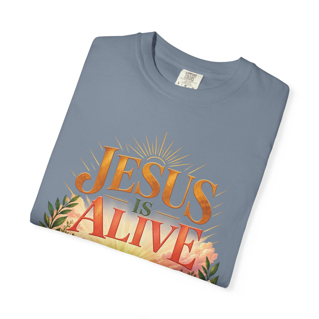 Jesus Is Alive Christian T-Shirt | Resurrection Faith Tee | Pray & Bloom