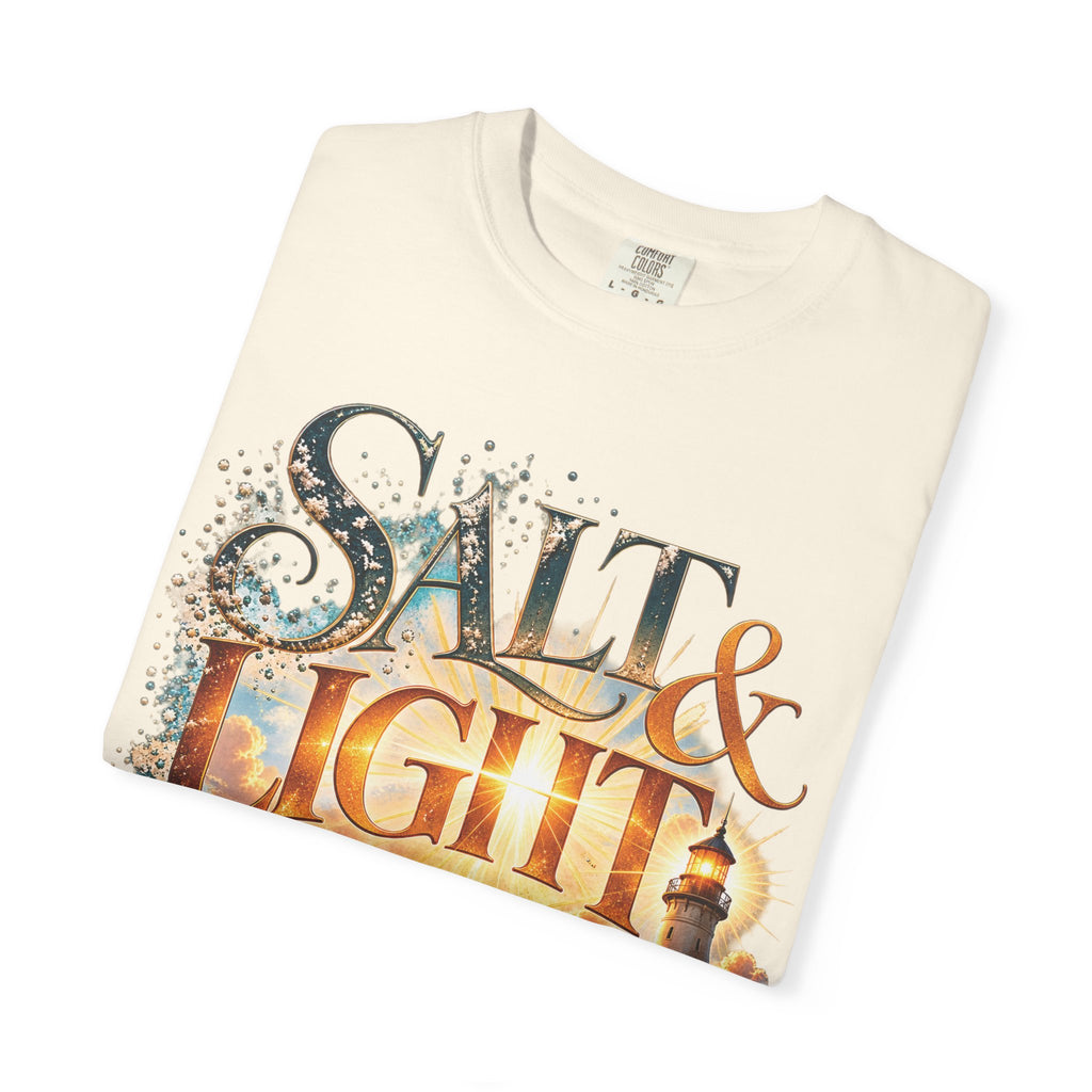 Salt & Light Christian T-Shirt | Matthew 5:13–16 Faith Tee | Pray & Bloom